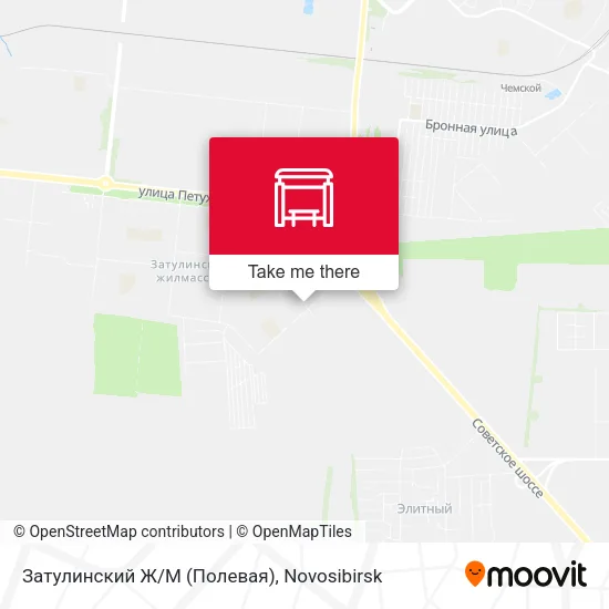 Затулинский Ж/М (Полевая) map