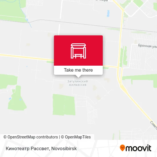 Кинотеатр Рассвет map