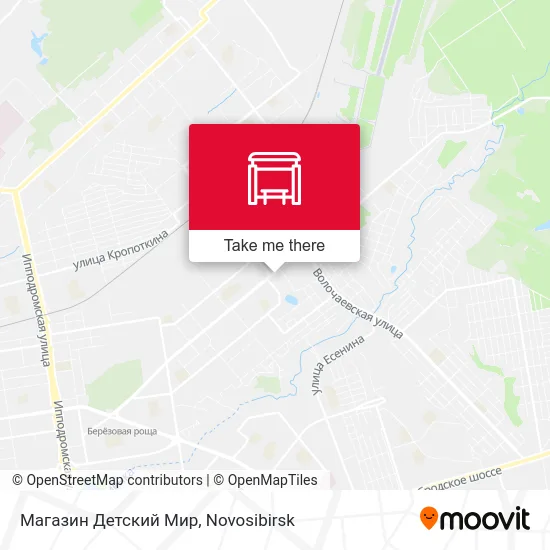 Магазин Детский Мир map