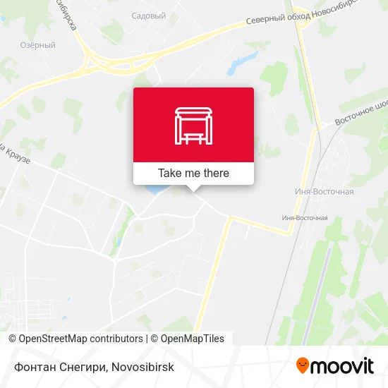 Фонтан  Снегири map