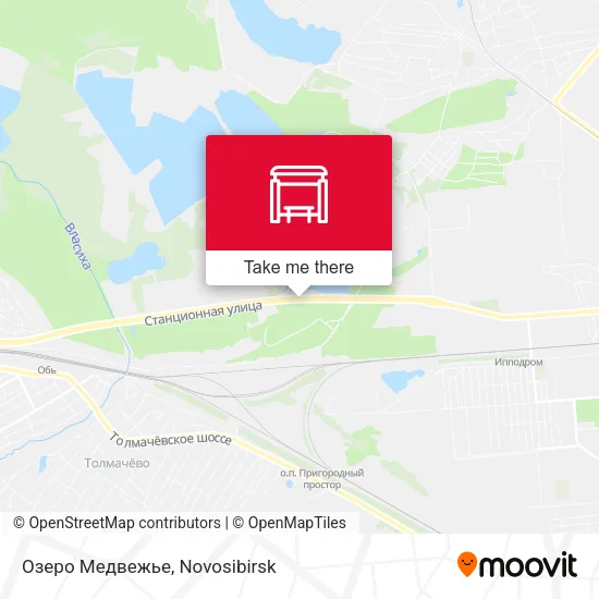 Озеро Медвежье map
