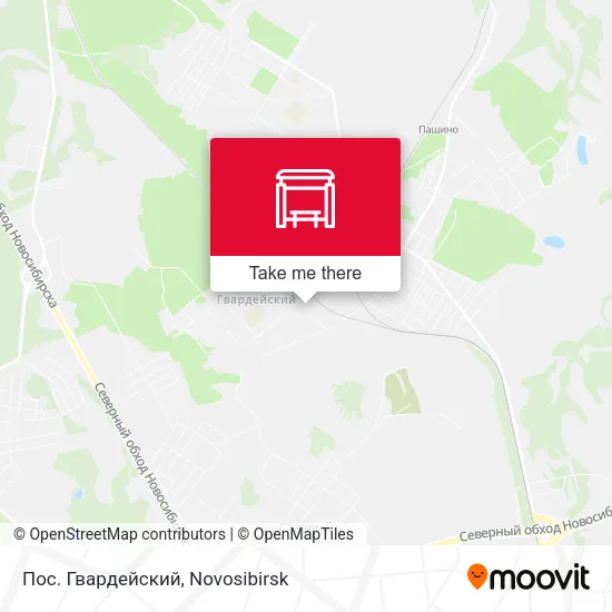 Пос. Гвардейский map