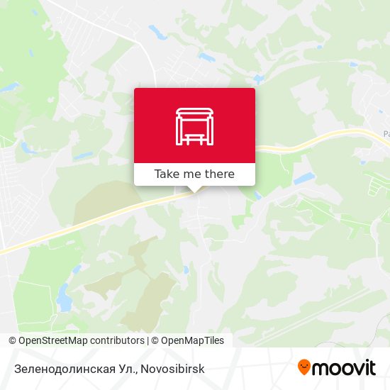 Зеленодолинская Ул. map