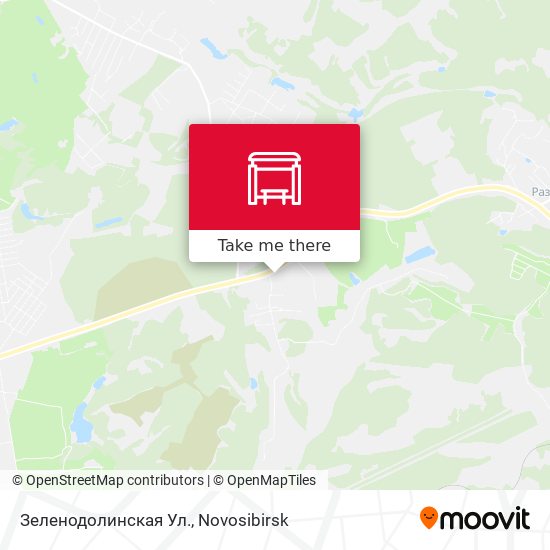 Зеленодолинская Ул. map