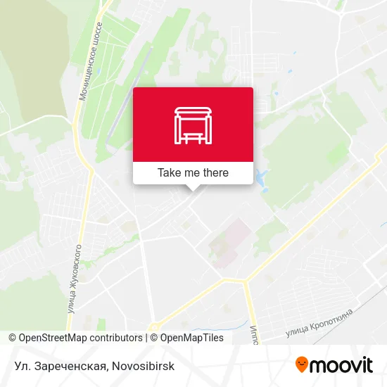 Ул. Зареченская map