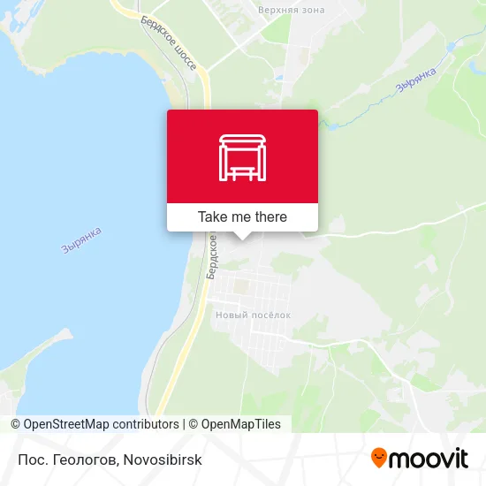 Пос. Геологов map