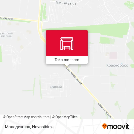 Молодежная map