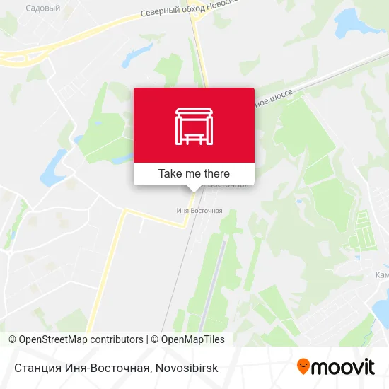 Станция Иня-Восточная map