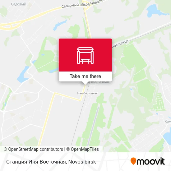 Станция Иня-Восточная map