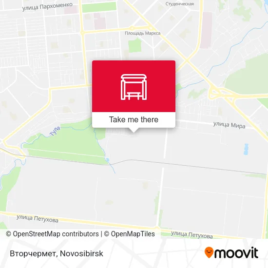Вторчермет map