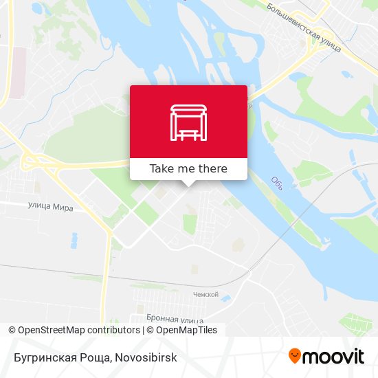 Бугринская Роща map