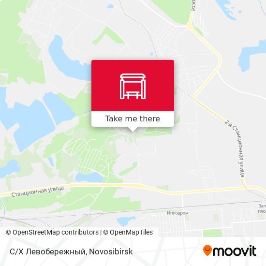 С/Х Левобережный map