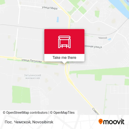 Пос. Чемской map