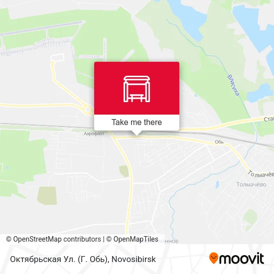 Октябрьская Ул. (Г. Обь) map