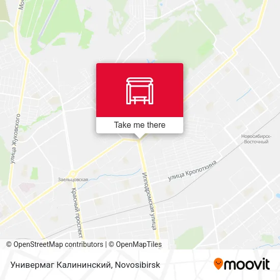 Универмаг Калининский map