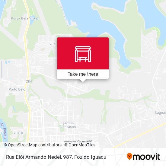 Rua Elói Armando Nedel, 987 map