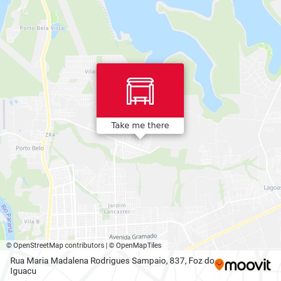 Mapa Rua Maria Madalena Rodrigues Sampaio, 837