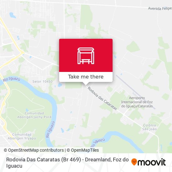 Rodovia Das Cataratas (Br 469) - Dreamland map