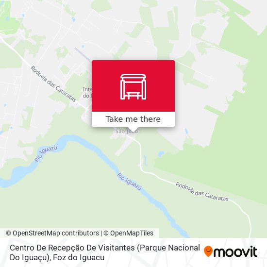 Centro De Recepção De Visitantes (Parque Nacional Do Iguaçu) map