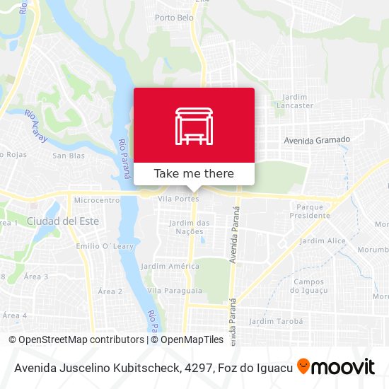 Mapa Avenida Juscelino Kubitscheck, 4297