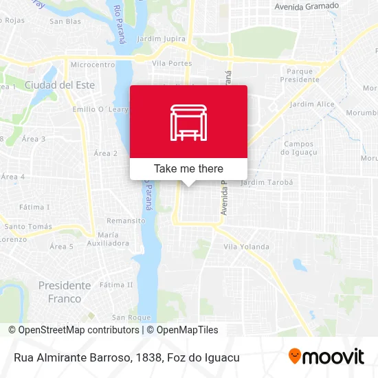 Rua Almirante Barroso, 1838 map