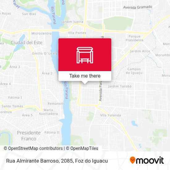 Rua Almirante Barroso, 2085 map