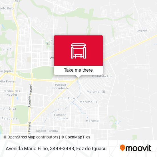 Avenida Mario Filho, 3448-3488 map