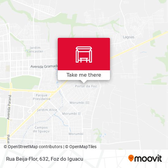 Rua Beija-Flor, 632 map