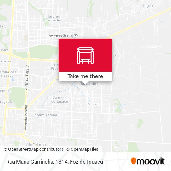 Rua Mané Garrincha, 1314 map