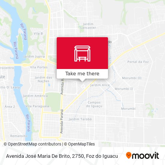 Avenida José Maria De Brito, 2750 map