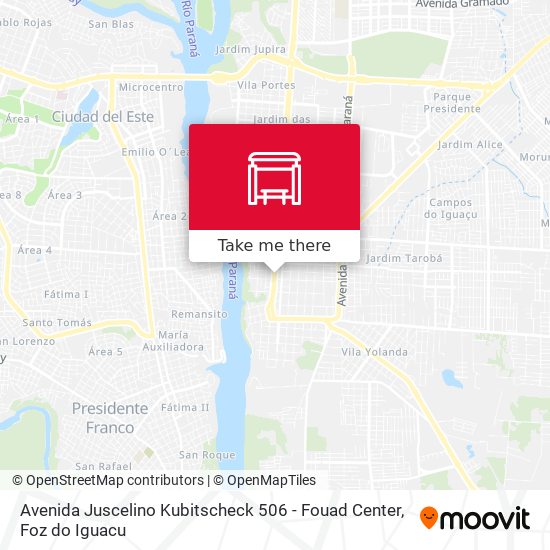 Avenida Juscelino Kubitscheck 506 - Fouad Center map