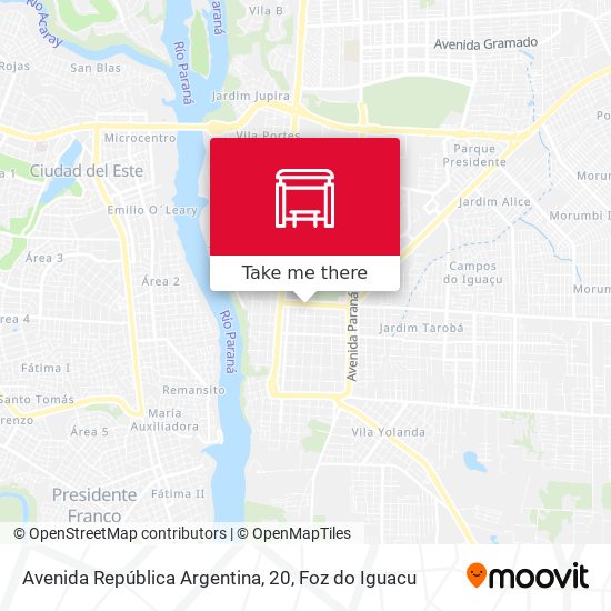 Avenida República Argentina, 20 map