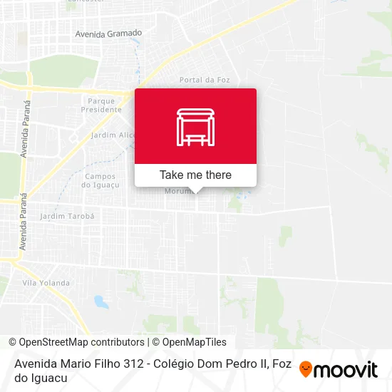 Avenida Mario Filho 312 - Colégio Dom Pedro II map