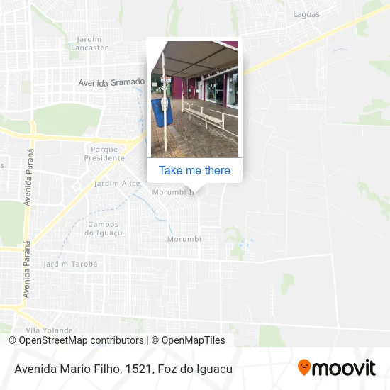 Avenida Mario Filho, 1521 map