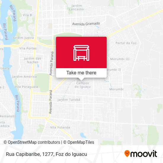 Rua Capibaribe, 1277 map