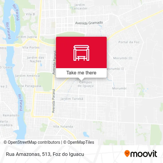 Rua Amazonas, 513 map