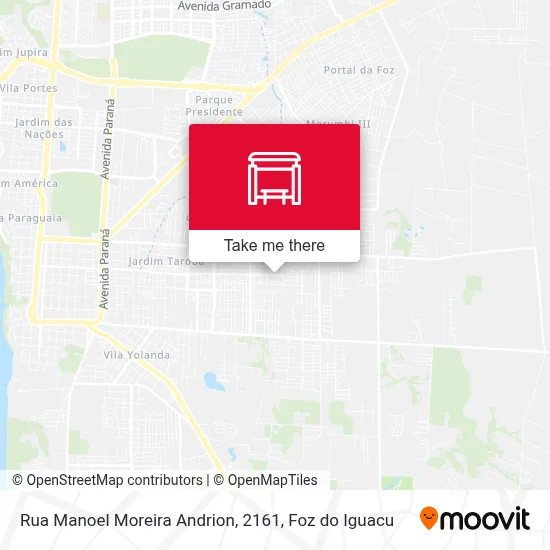 Rua Manoel Moreira Andrion, 2161 map