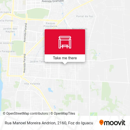 Rua Manoel Moreira Andrion, 2160 map