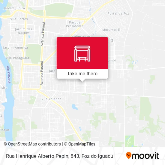 Rua Henrique Alberto Pepin, 843 map