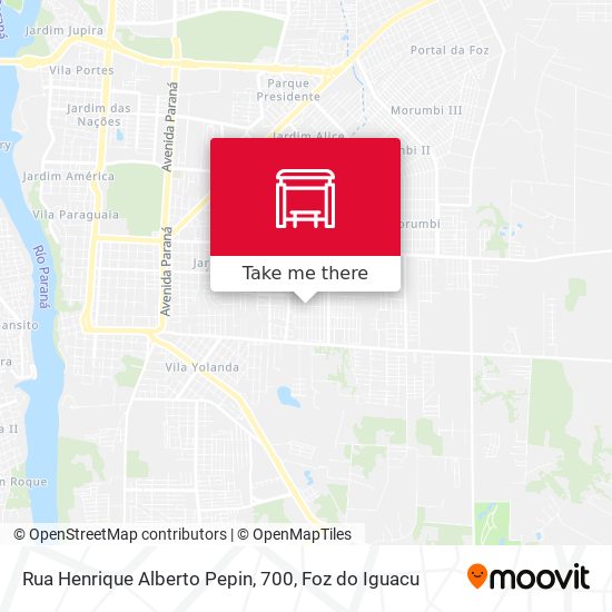 Rua Henrique Alberto Pepin, 700 map