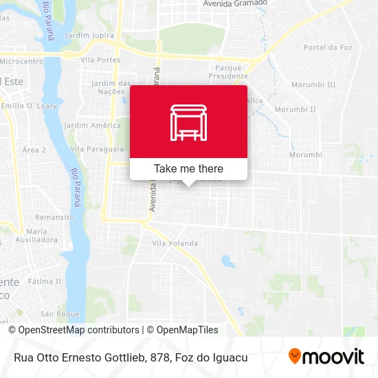 Rua Otto Ernesto Gottlieb, 878 map