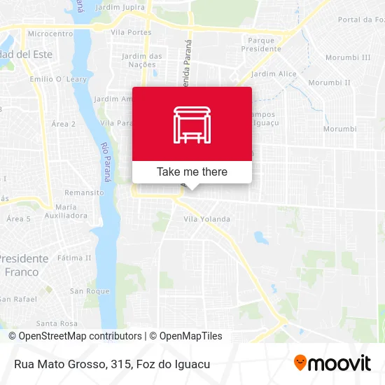 Rua Mato Grosso, 315 map