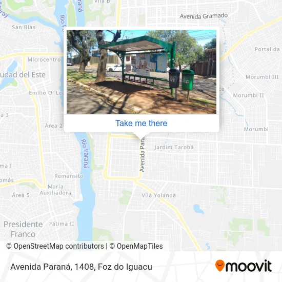 Avenida Paraná, 1408 map