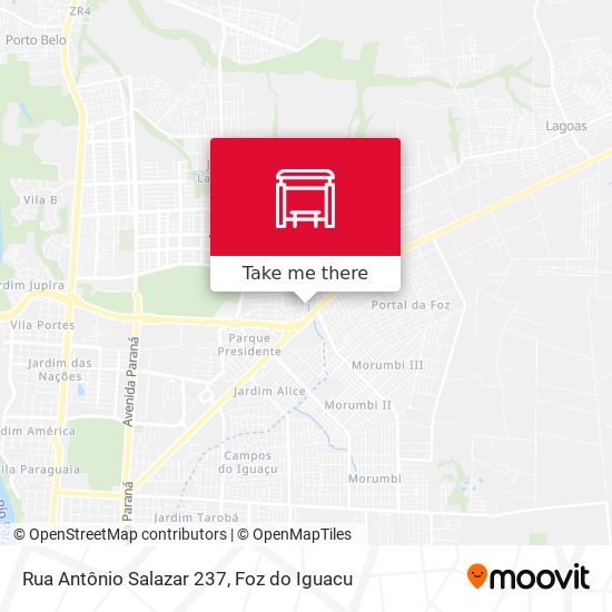 Mapa Rua Antônio Salazar 237