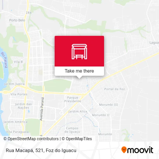 Rua Macapá, 521 map