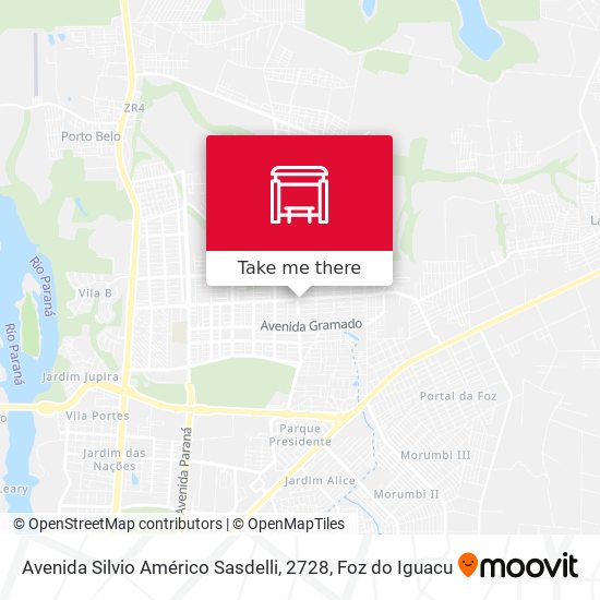 Avenida Silvio Américo Sasdelli, 2728 map