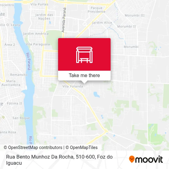 Rua Bento Munhoz Da Rocha, 510-600 map