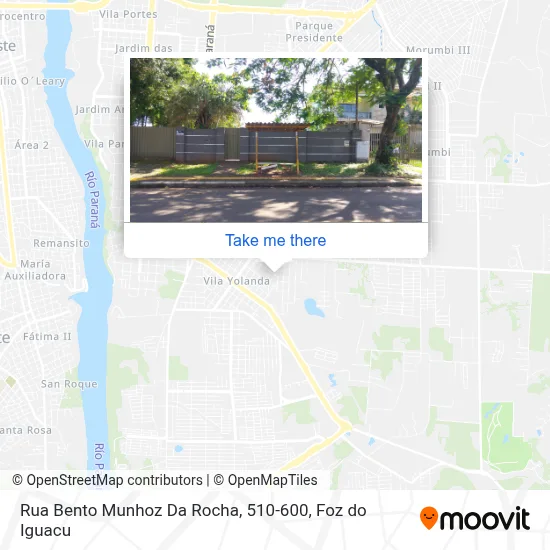 Rua Bento Munhoz Da Rocha, 510-600 map