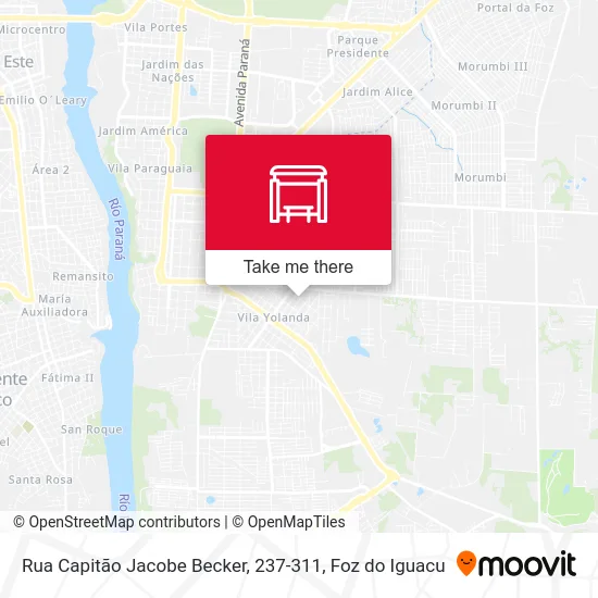 Rua Capitão Jacobe Becker, 237-311 map