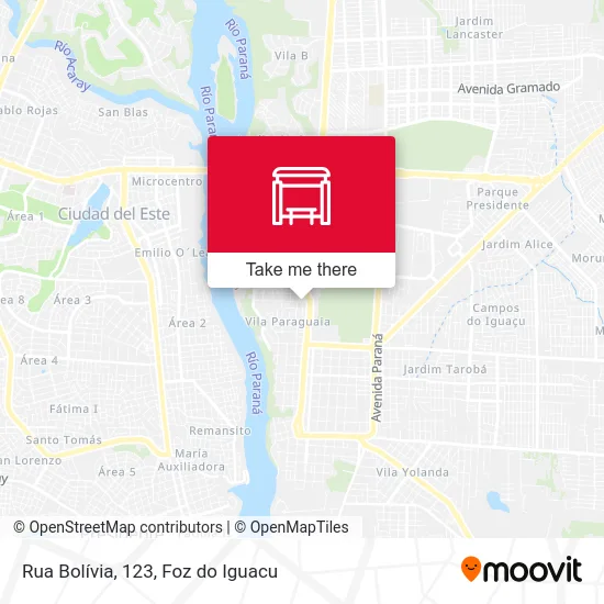 Rua Bolívia, 123 map